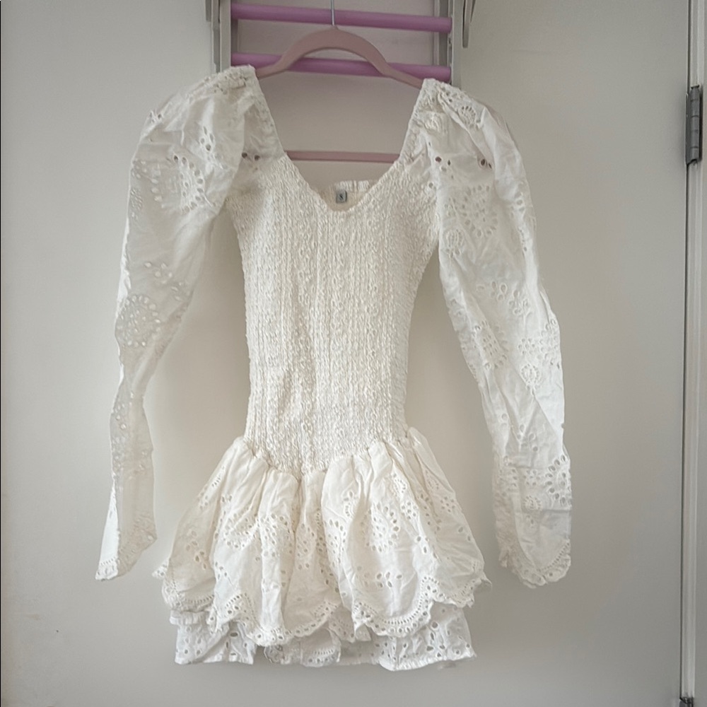 For Love Elegant White Dress